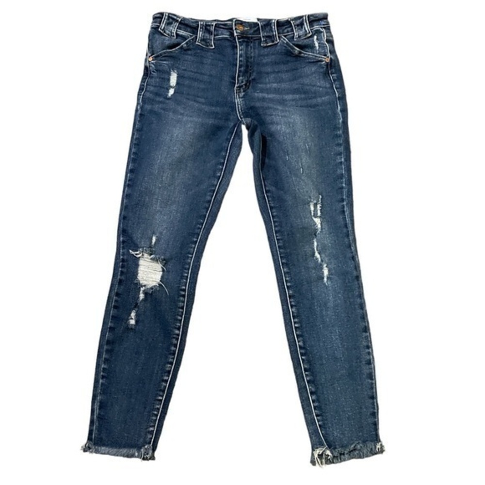 Bohme Denim Blue Jeans Anthro High Waisted Size 28 GUC #7618